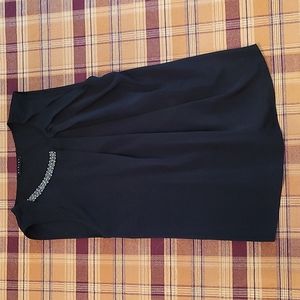 Sysley top with embellished neckline